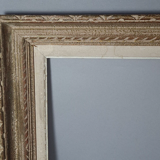 Old frame patinated wood montparnasse 59x47 foliage 46x33 cm circa 1930/50 sb104