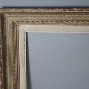 Old frame patinated wood montparnasse 59x47 foliage 46x33 cm circa 1930/50 sb104