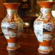 Paire de vases en porcelaine de Satsuma, Japon, XIXème, H37cm