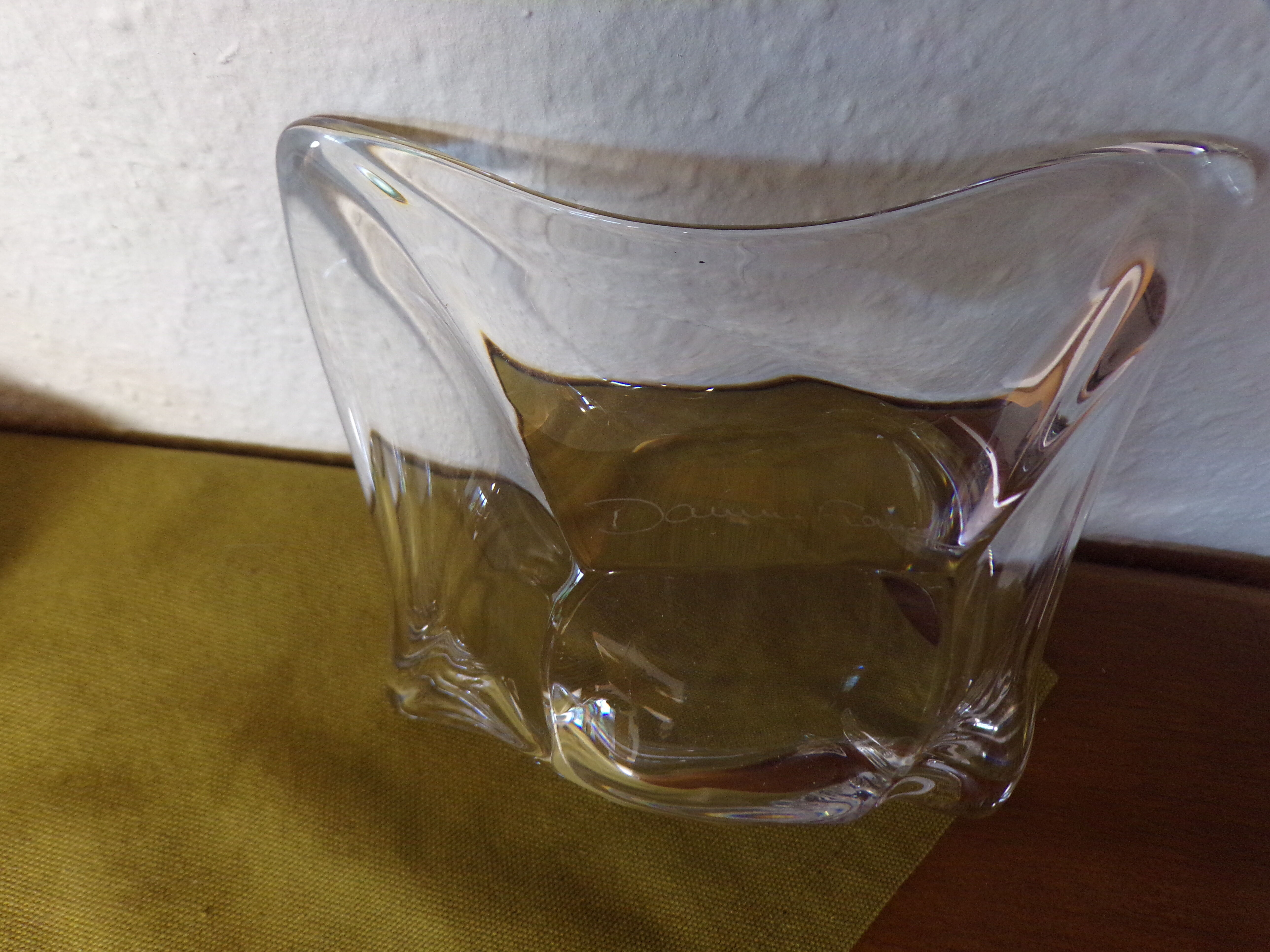 Vide poche en cristal Daum