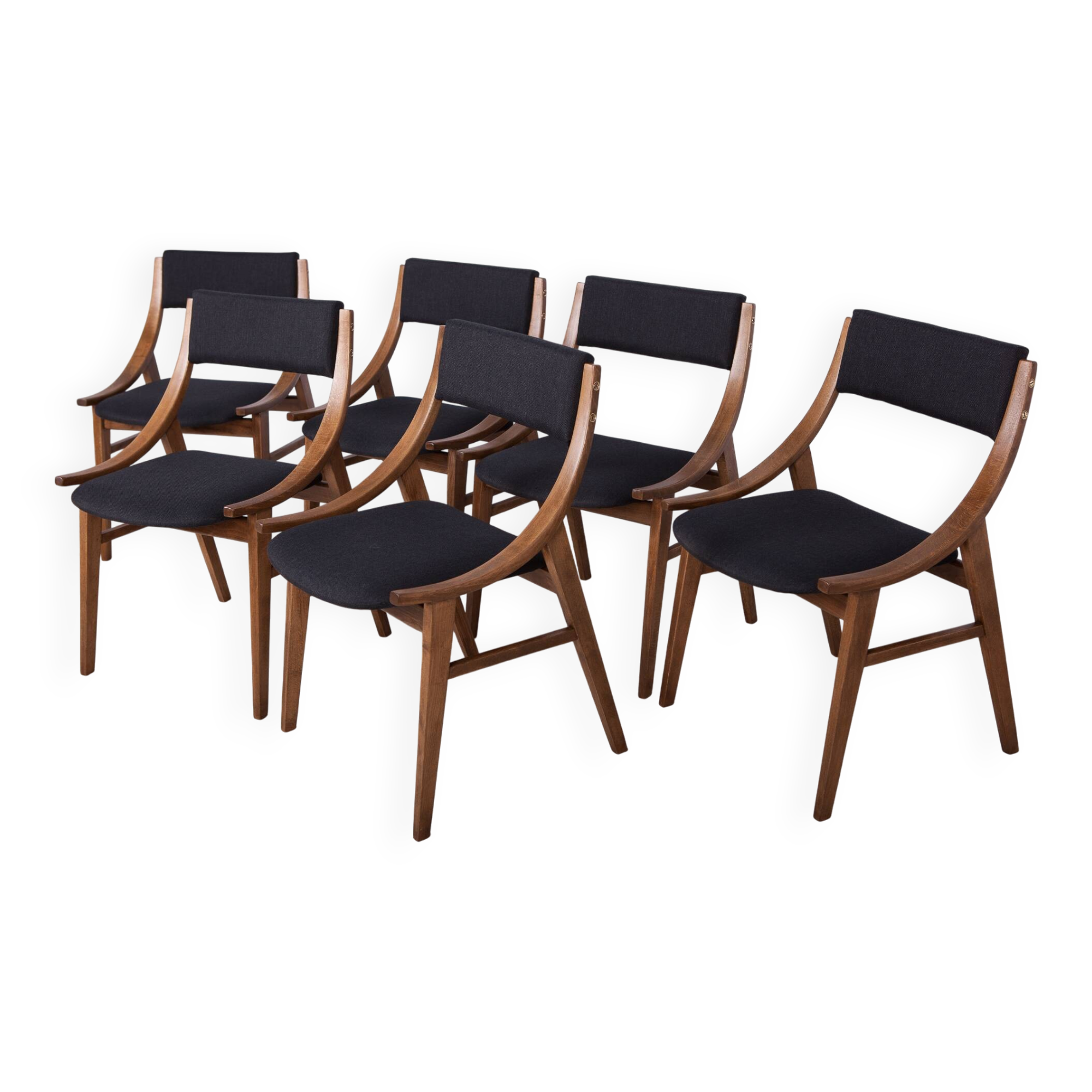 Polish Ski Jumper Chairs from Zamojska, 1970s, Set of 6