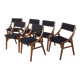 6 chaises Jumper par Zamojska, Pologne années 1970