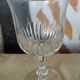 Set of 7 stemmed glasses
