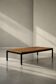 Vintage Low Mid-Century Modern Teak Coffee Table, Denmark, 1970s