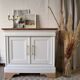 Raw wood and white furniture