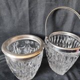 1960 / Cristal d'Arques? / 2 Ice Buckets