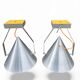 2 plafonniers, appliques de style industriel