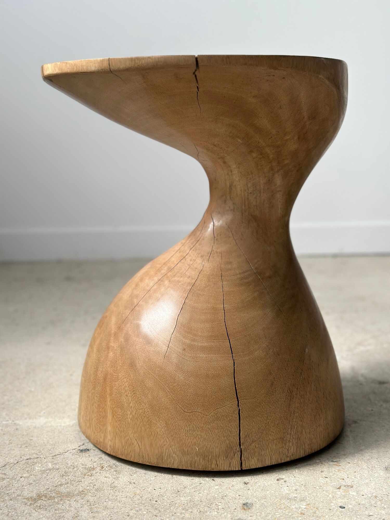 Solid wood sofa end
