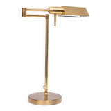 Herda Brass swing arm Desk Lamp 1980s