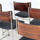 Pastoe SM08 dining table + 6 chairs - dutch design - mid century modern
