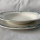 Service 20 plates and 3 dishes blue earthenware Vaucluse U-C Sarreguemines Digoin
