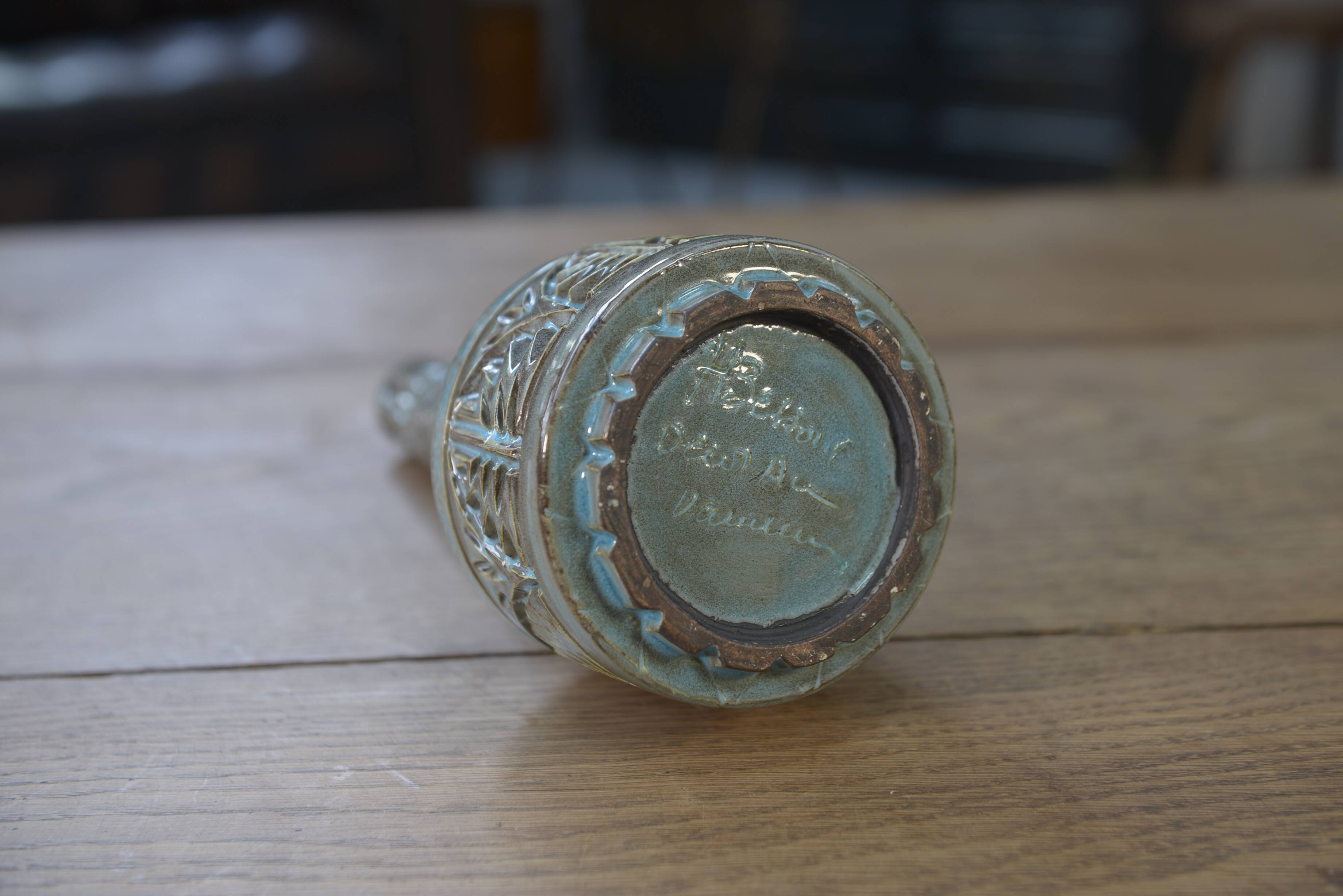 Ceramic pitcher by Huguette Besson 1950