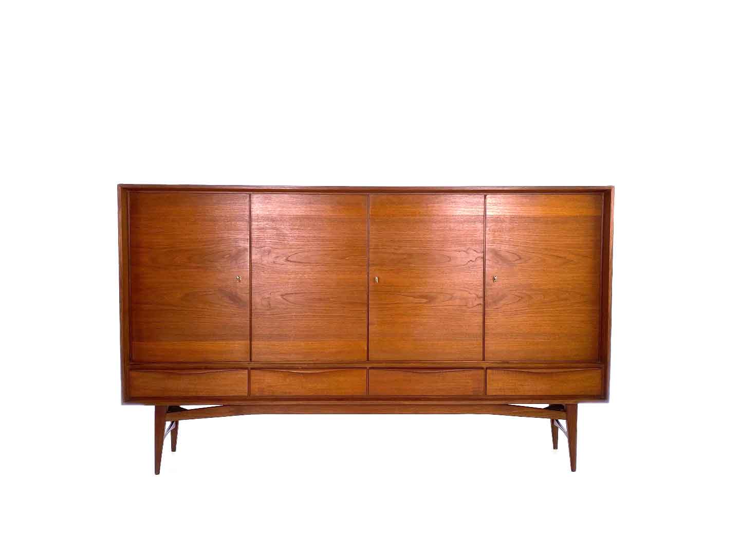 Vintage highboard by wappenmöbel, 1960s