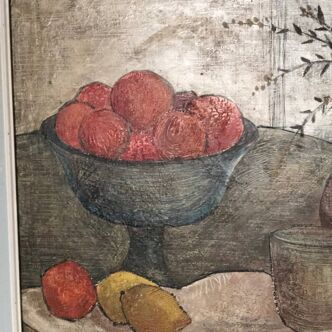 Ancien tableau nature morte figuratif