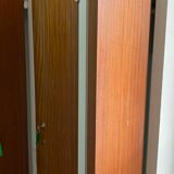 Casiers industriels en teck mi-siècle modernes