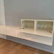 Suspended wall furniture Presotto – high-end Italian design – lacquered CR