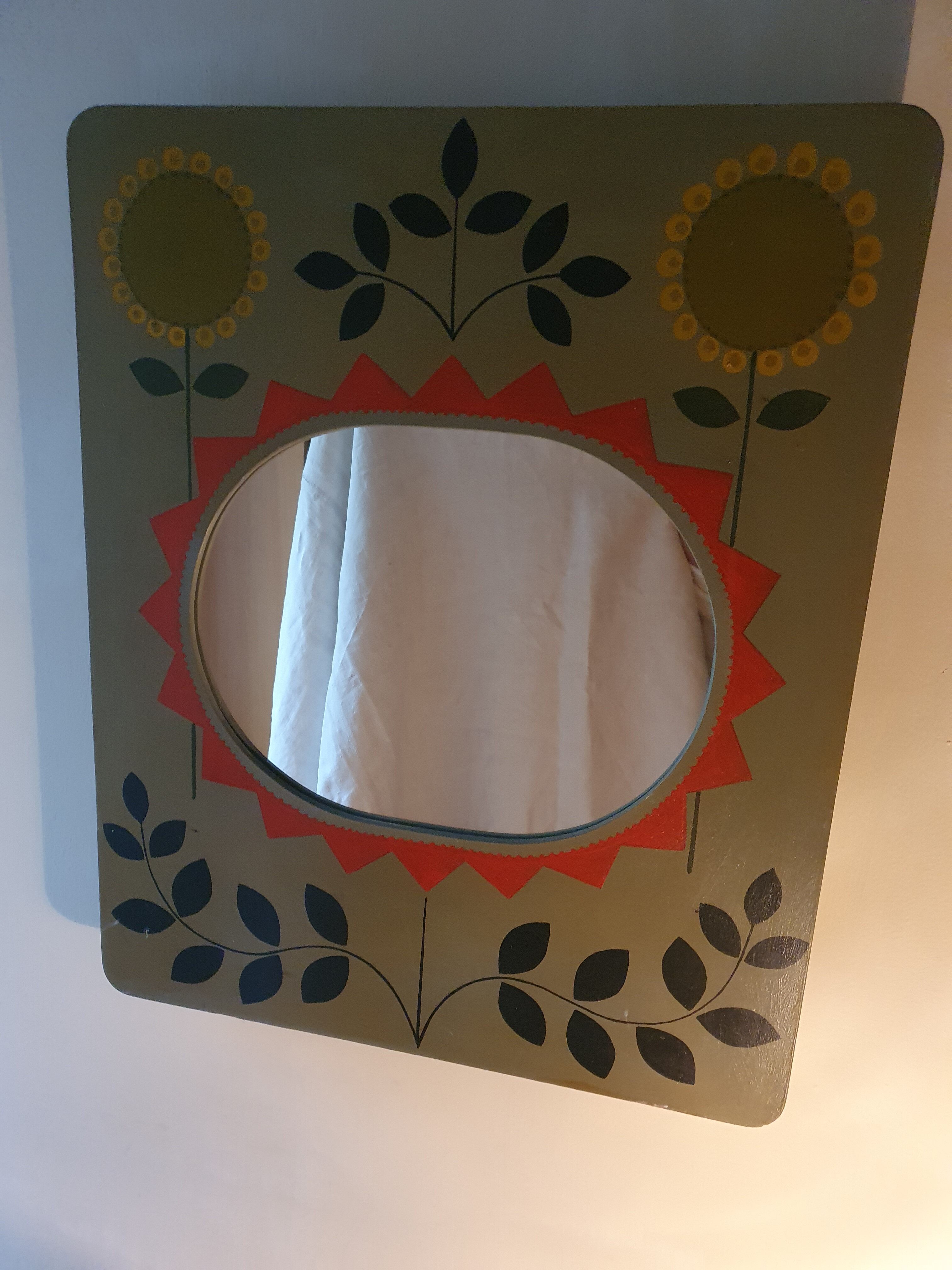 Mirror frame painted 1960