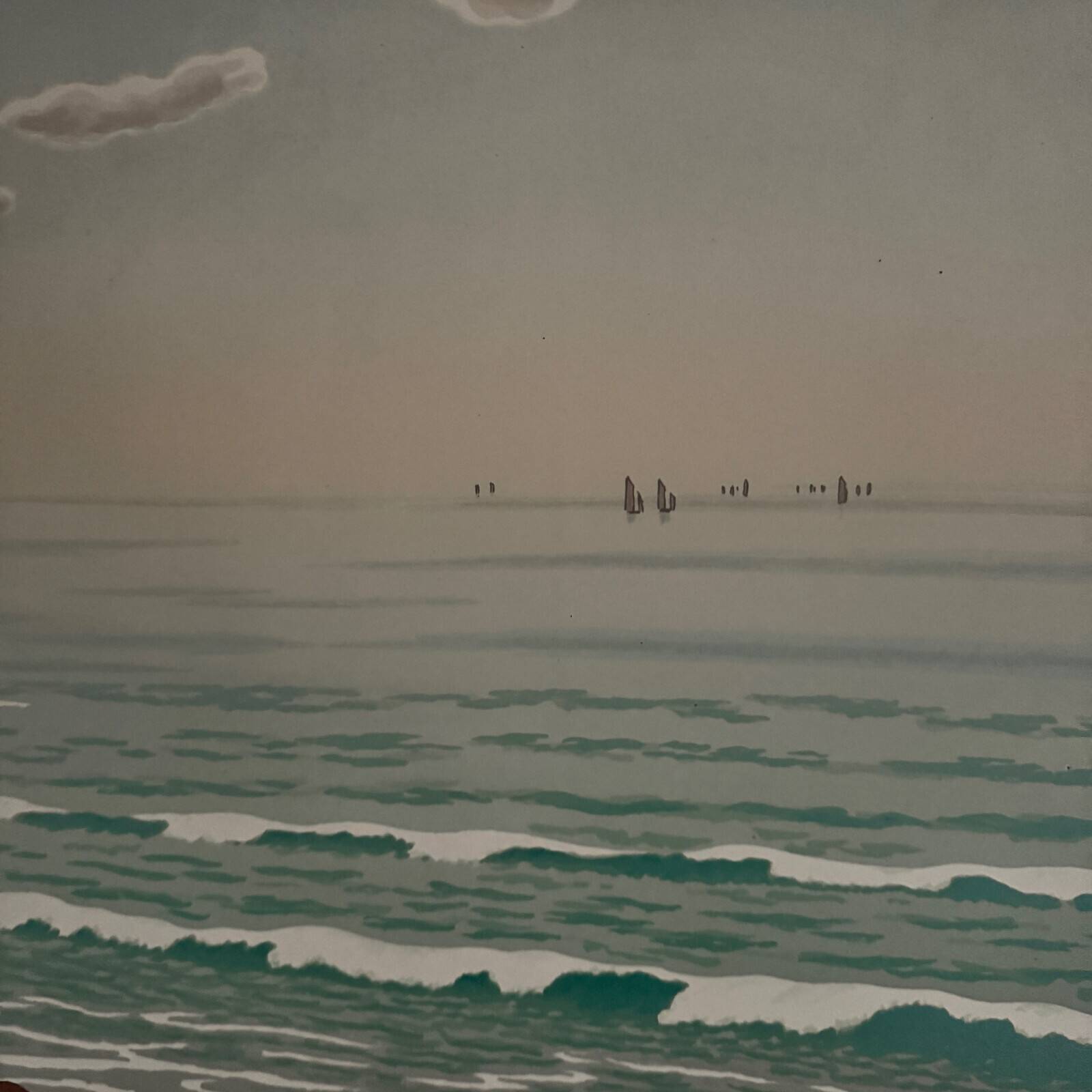 Lithograph by Henri Rivière The Aspects of Nature - The Sea