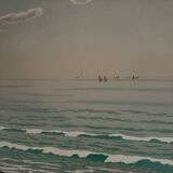 Lithograph by Henri Rivière The Aspects of Nature - The Sea