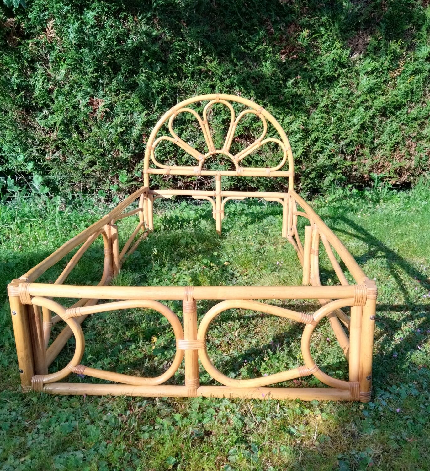 Lit rotin 1 personne