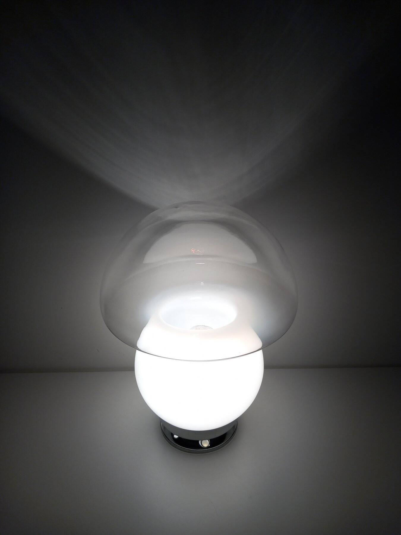 Vintage Table Lamp • Atomic Mushroom • Murano • Space Age • 1960