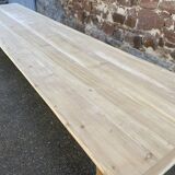 Very large 380 cm fir farmhouse table