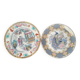 Lot 2 decorative plates Japan and China