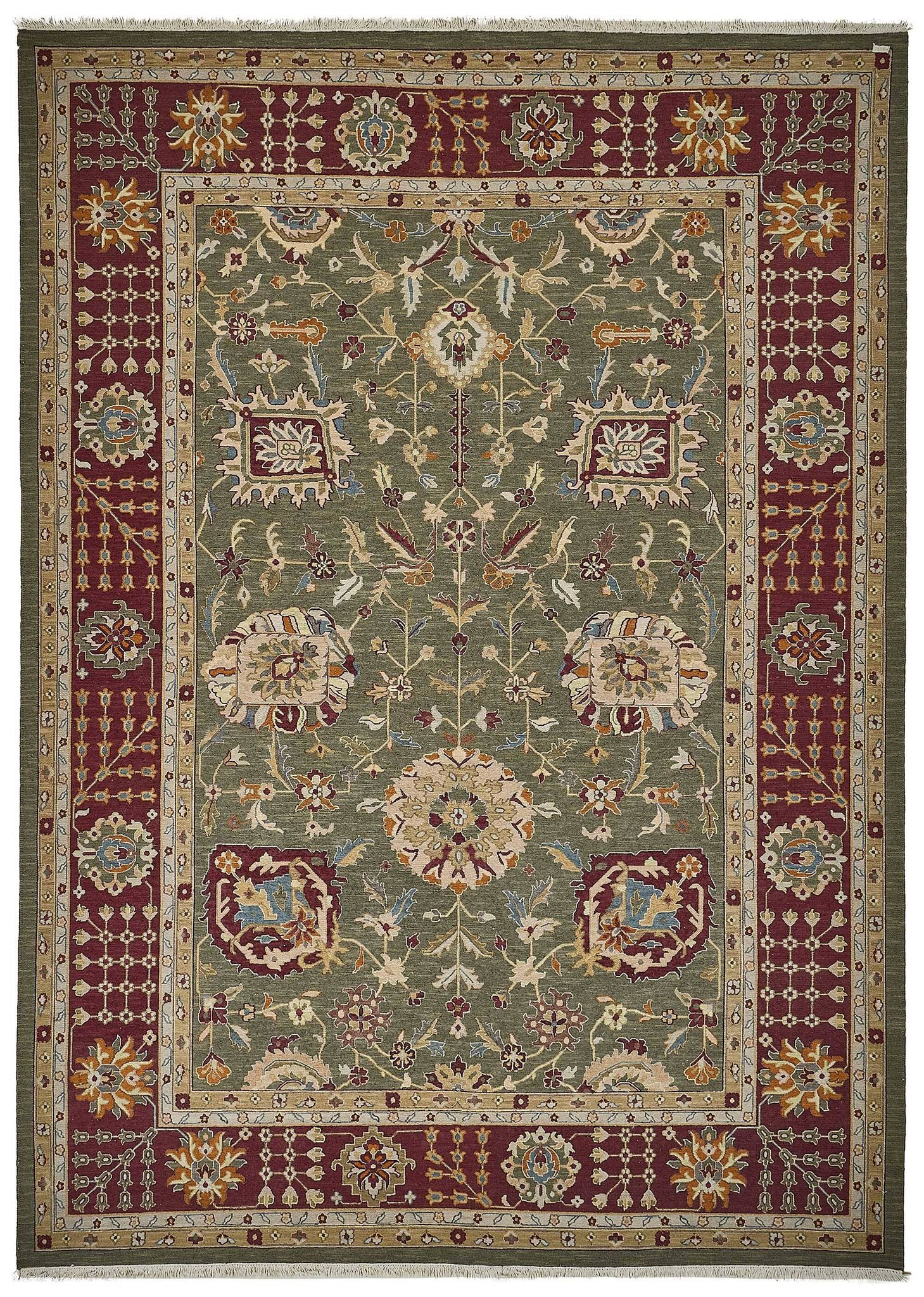 Turkish Handknotted Wool Oushak Rug 300 cm x 410 cm