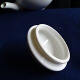 White porcelain teapot