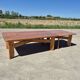 Vintage set pine coffee table and corner table