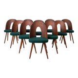 Set of 10 Mid Century Dining Chairs by A. Šuman, Reupholstery Options