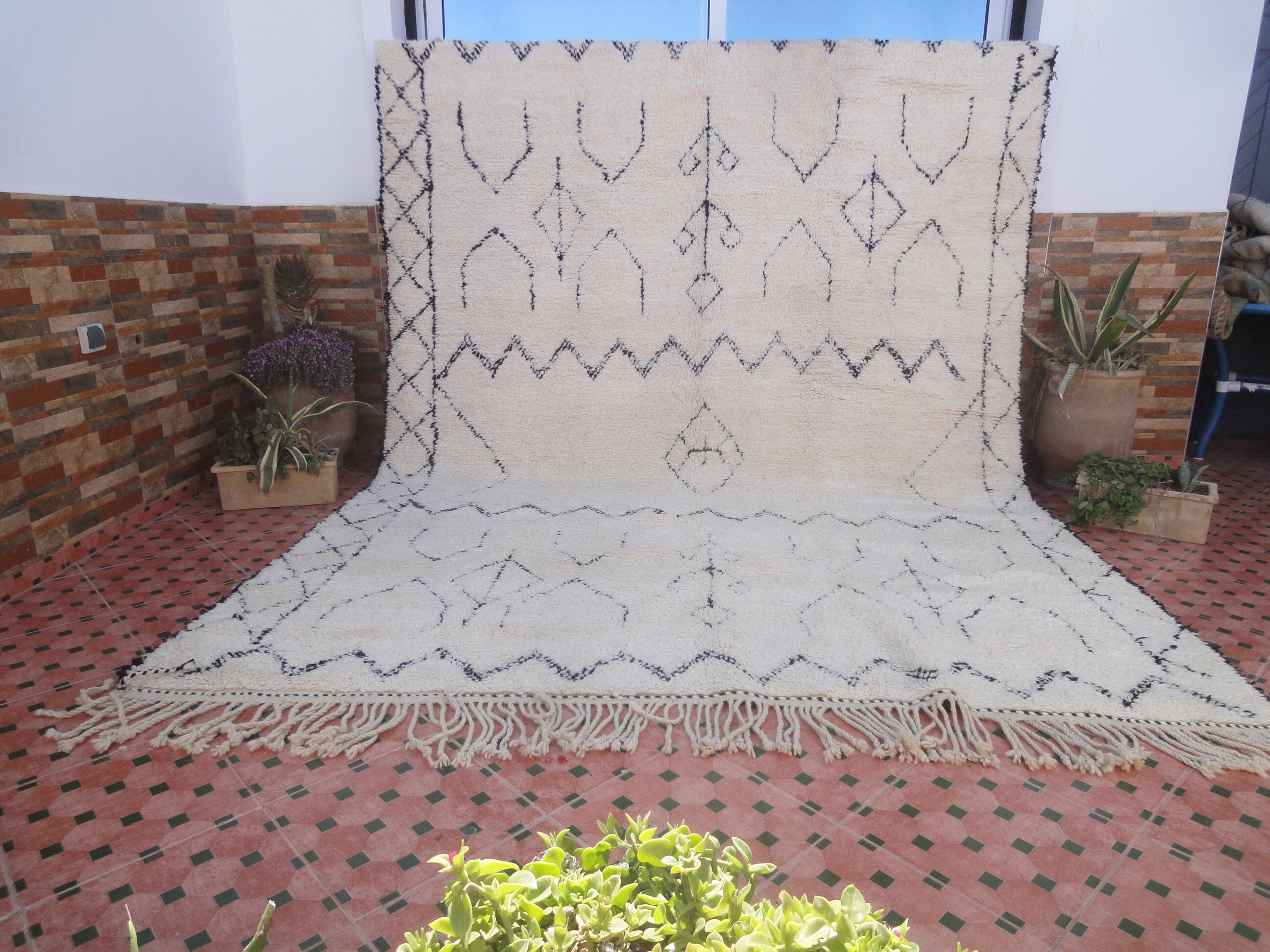 Carpet beni ourain 345 x 255 cm