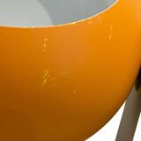 Pair of Space Age eyeball orange lamps by Massive Belgium