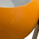 Paire de lampes Space Age eyeball orange par Massive Belgique