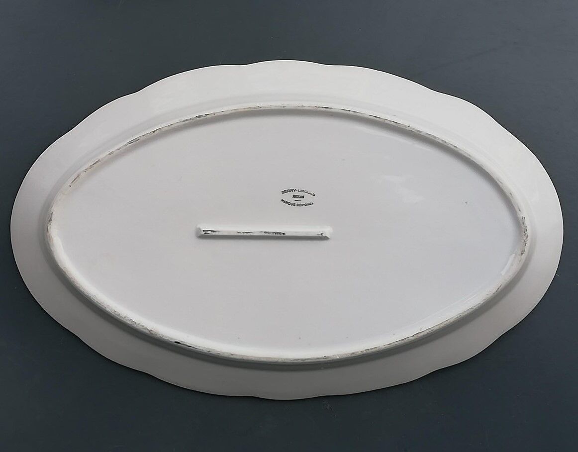 Antique dish in Limoges Porcelain