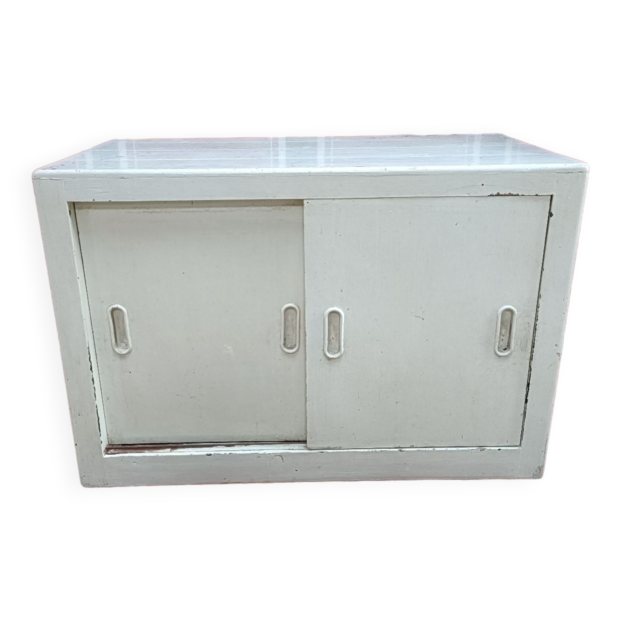 storage cabinet with sliding doors, jam maker