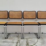 Set of 4 Marcel Breuer cesca black b32 chairs