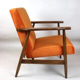 Vintage Orange Easy Chair, 1970s,