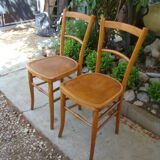 Pair of old bistro chairs