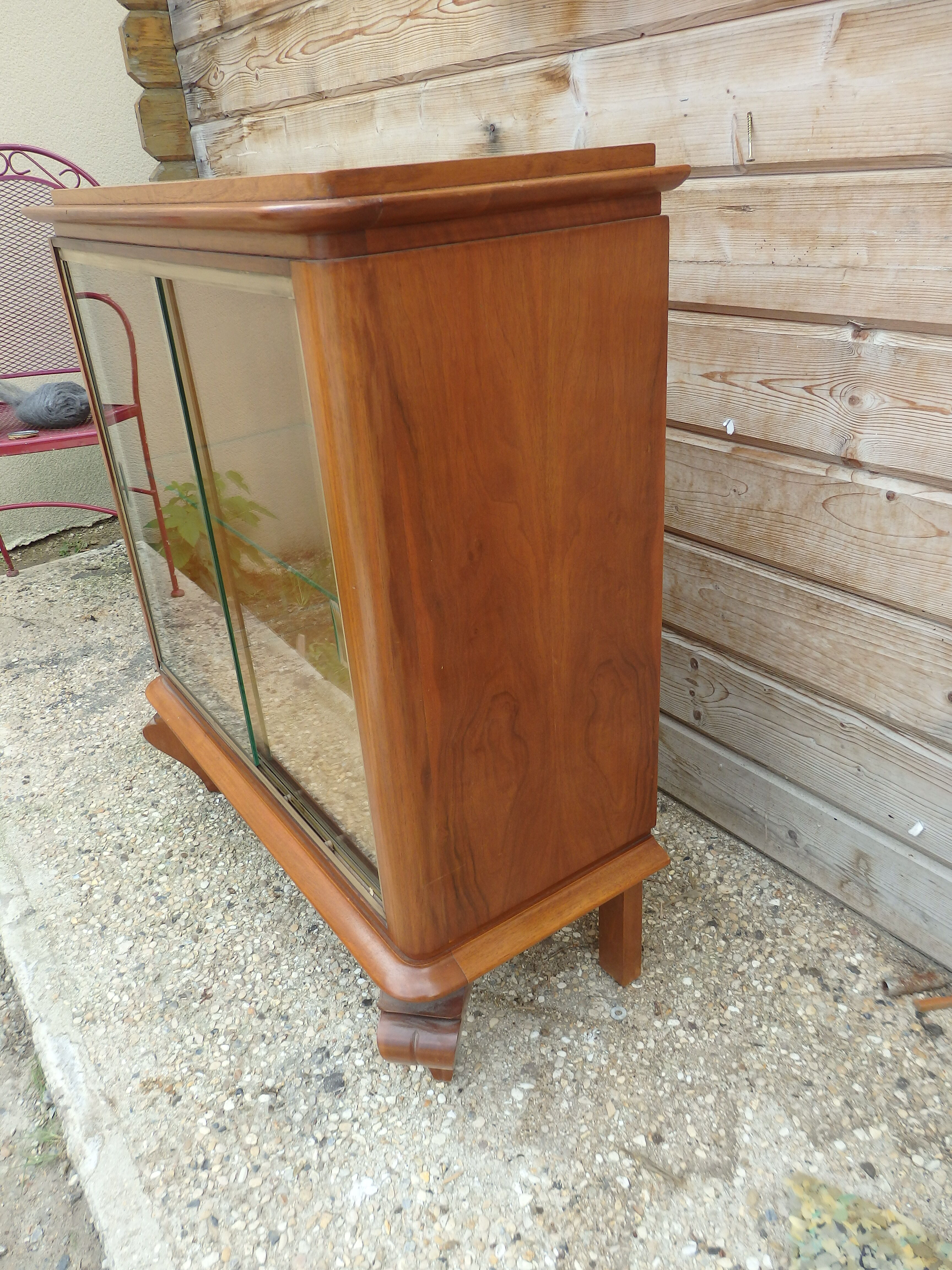 Vintage art deco showcase furniture