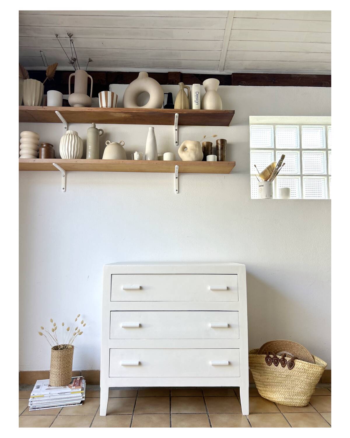 Renovated vintage chest of drawers
