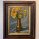 Tableau ancien , nature morte aux renoncules signé Abel Gay ( 1877-1961)