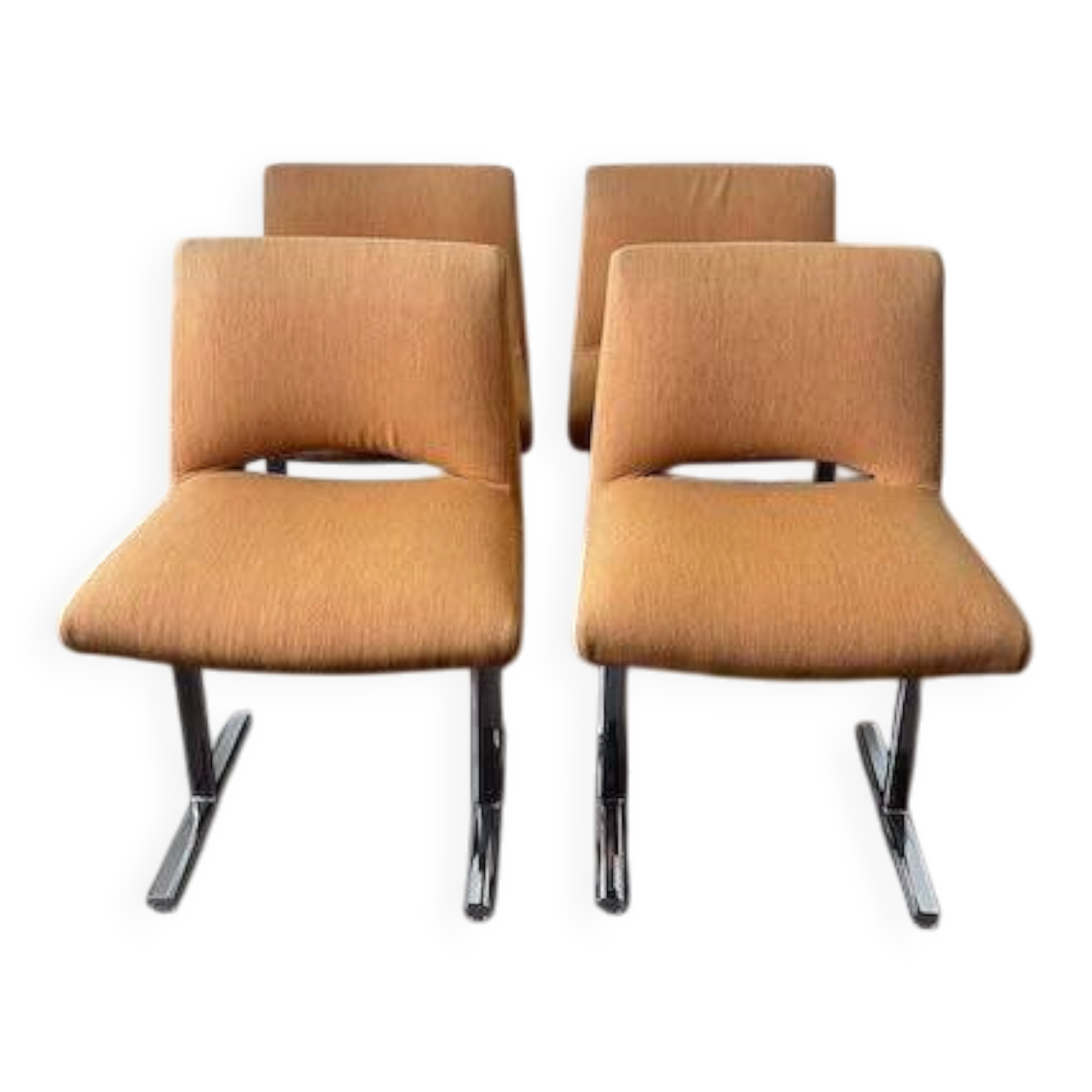 Ensemble de quatre chaises Georges Frydman