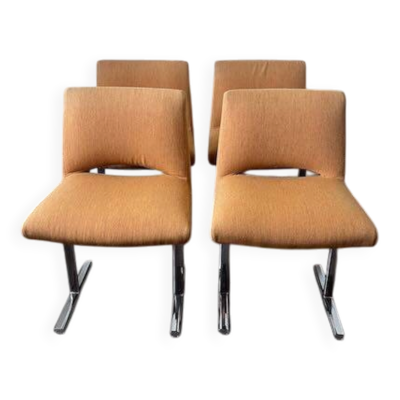 Ensemble de quatre chaises Georges Frydman