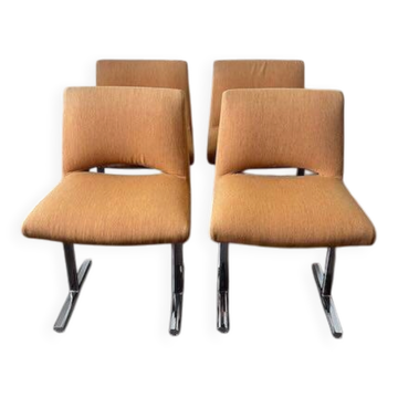 Set of four chairs by Georges Frydman