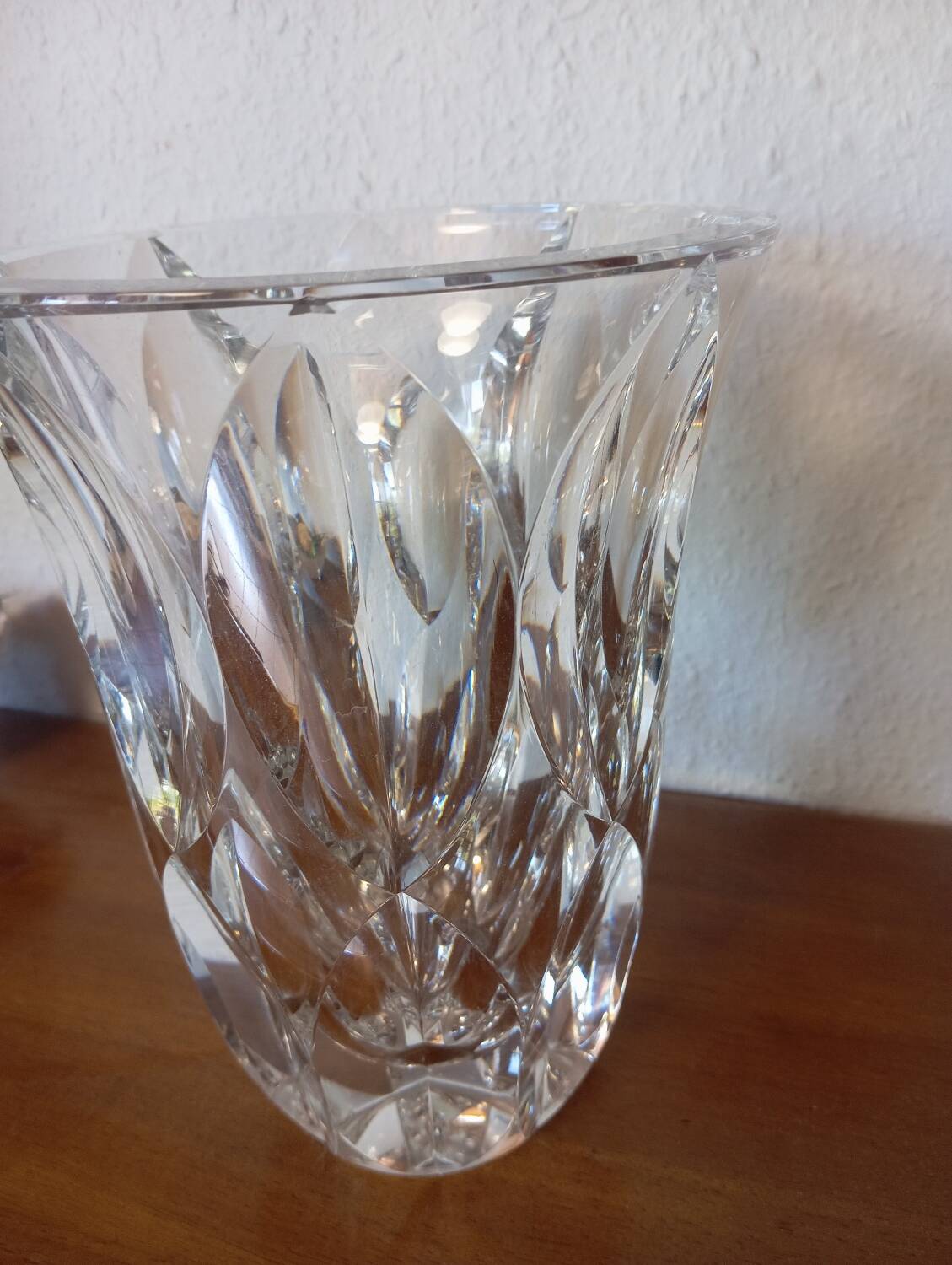 Antique large Saint Louis Crystal vase