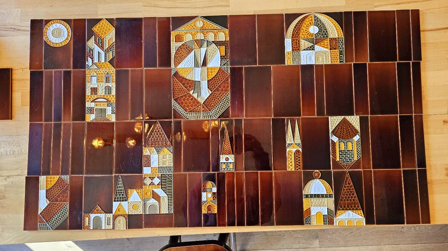Ceramique le village de Roger Capron