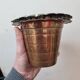 2 copper pot covers, 1960