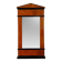 Biedermeier wall mirror with ebonised cherry veneer, South Germany, 1820