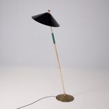 Modernist reclining floor lamp